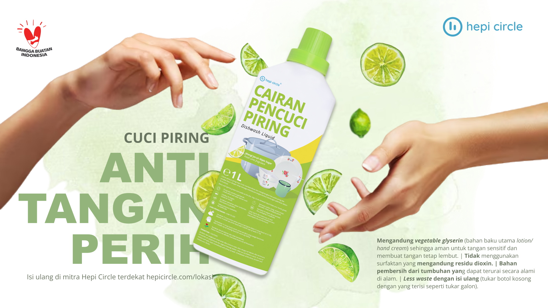 Cara Isi Ulang Produk Hepi Circle - Sistem Tukar Kemasan